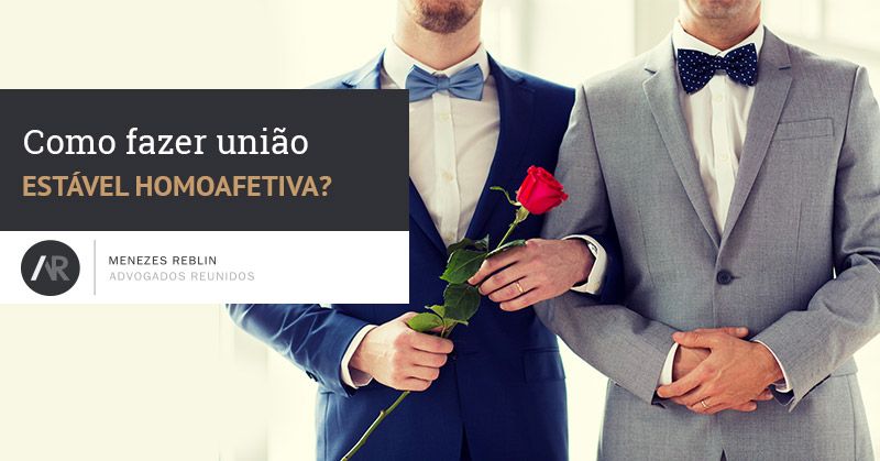 Como fazer união estável homoafetiva?